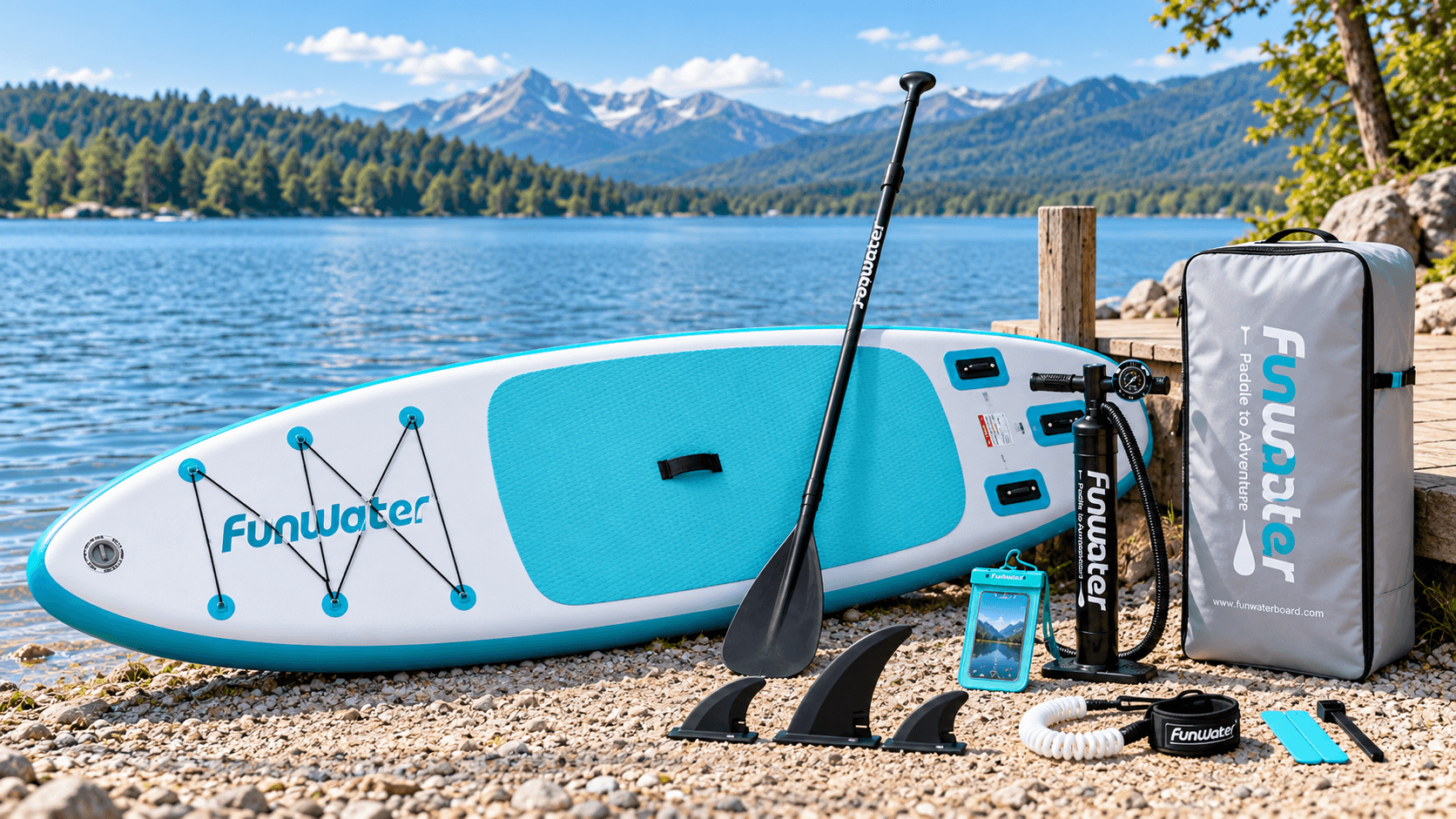 Inflatable Paddle Board Kit Is 60% Off