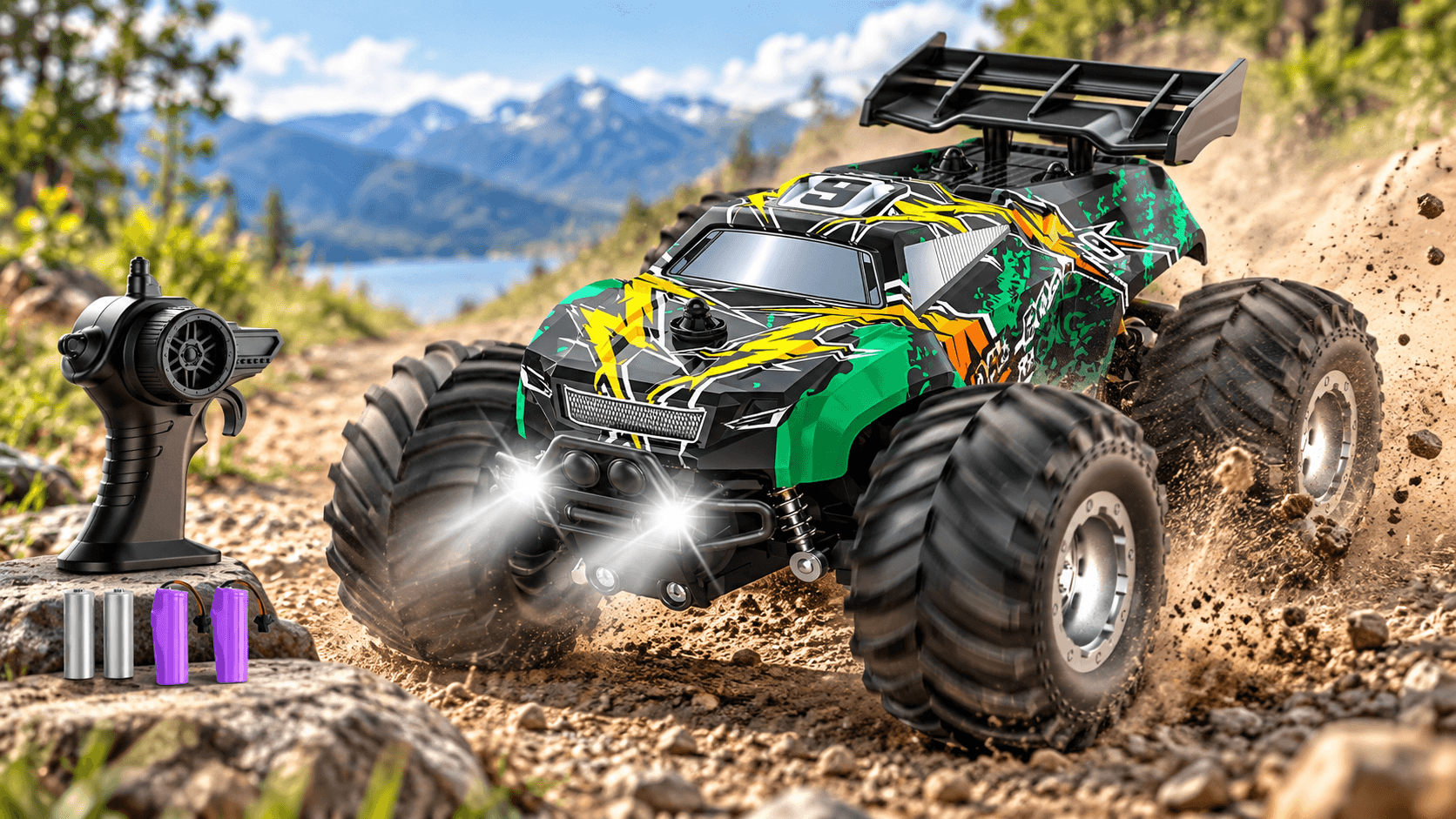 RC Truck With 2 Rechargeable Batteries Is Under $12