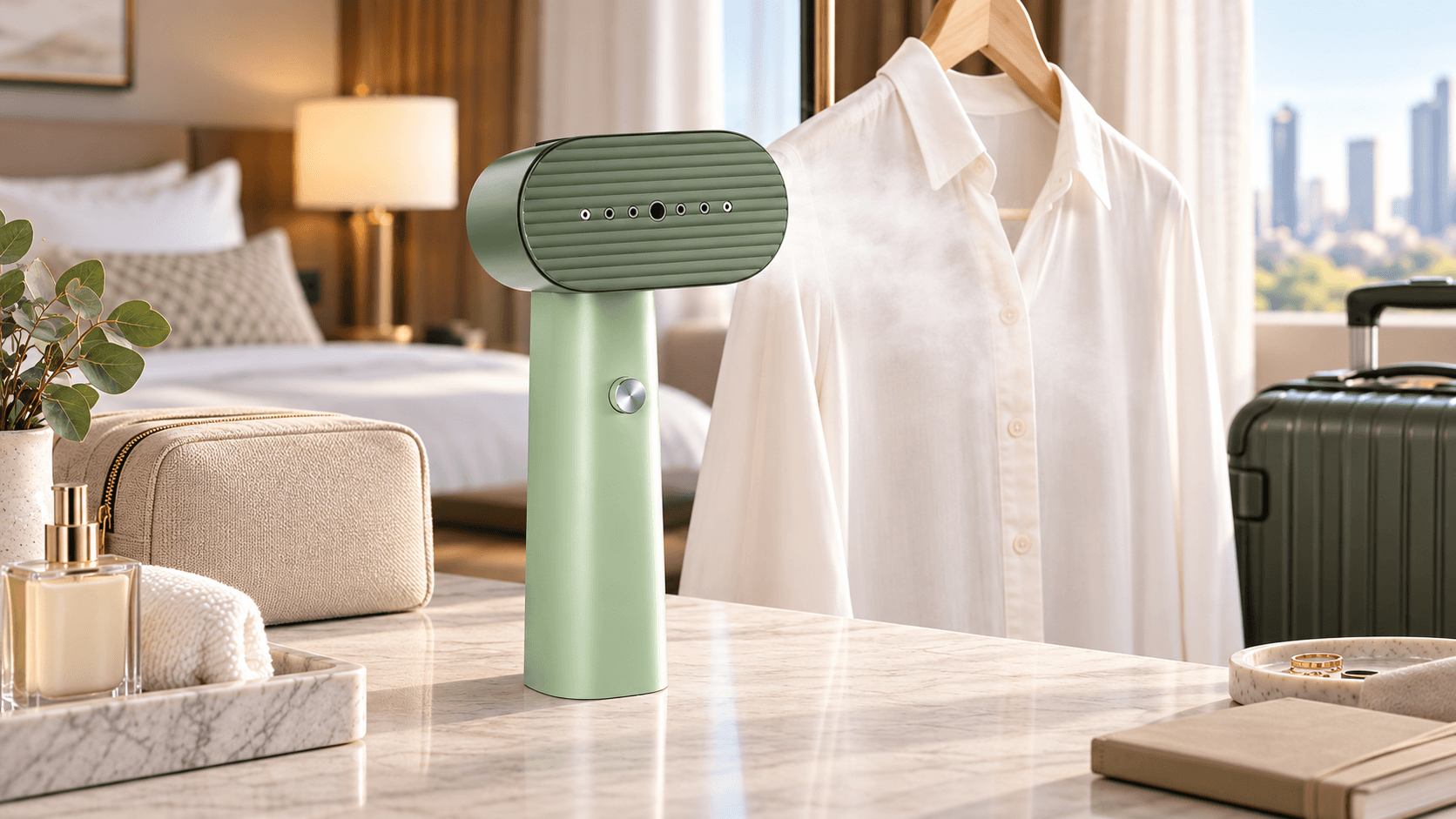 Palm-Size Travel Steamer Is 67% Off on Amazon