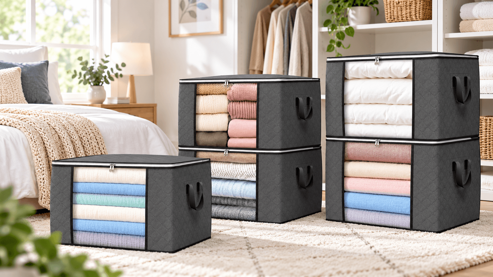 Six 90L Storage Bags Are 70% Off at $9.99